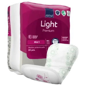 ABENA Light Premium Inkontinenzeinlagen, Abbildung der Ausführung Mini; Packungsinhalt nach Auswahl